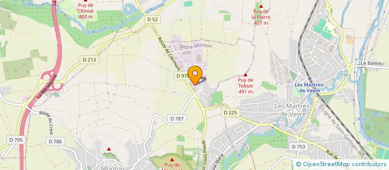 localisation de l'entreprise TRACTO SERVICES TP à VEYRE-MONTON