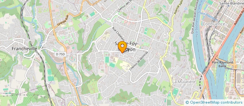 localisation de l'entreprise TRACTODIFF SO TRACTODIFF SUD OUEST à SAINTE-FOY-LES-LYON