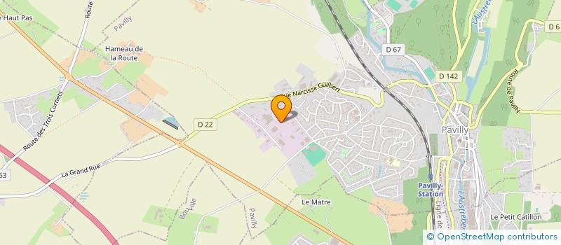 localisation de l'entreprise TRACTODIFFUSION  PAVILLY