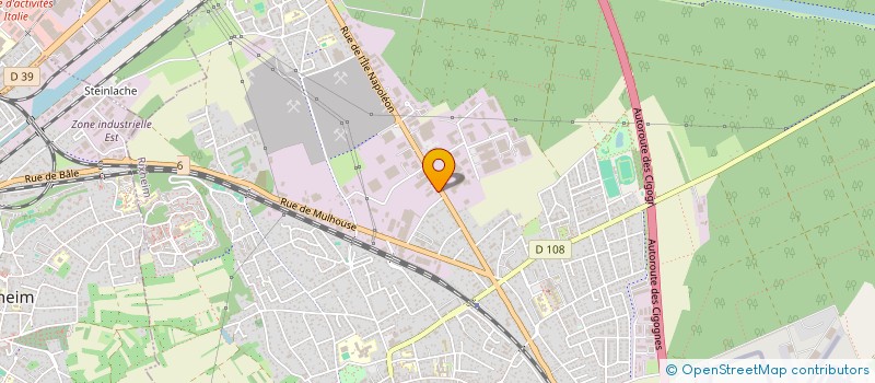 localisation de l'entreprise TRACTORHIN S A à RIXHEIM