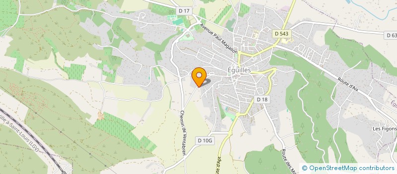 localisation de l'entreprise TRACTRAC FRANCE  EGUILLES