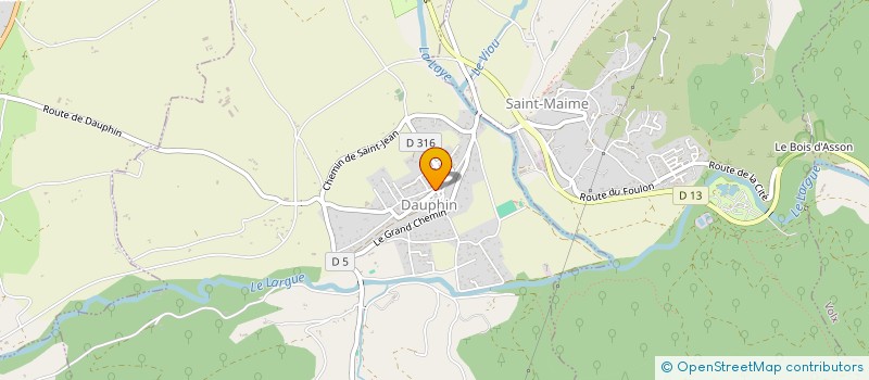 localisation de l'entreprise TRACTUS  DAUPHIN