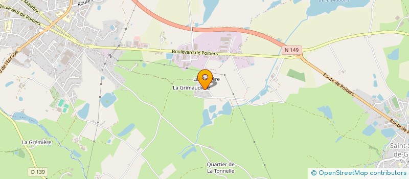 localisation de l'entreprise TRACTYB  BRESSUIRE