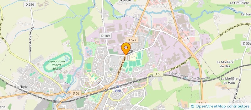 localisation de l'entreprise TRACY ASSO'S  VIRE-NORMANDIE