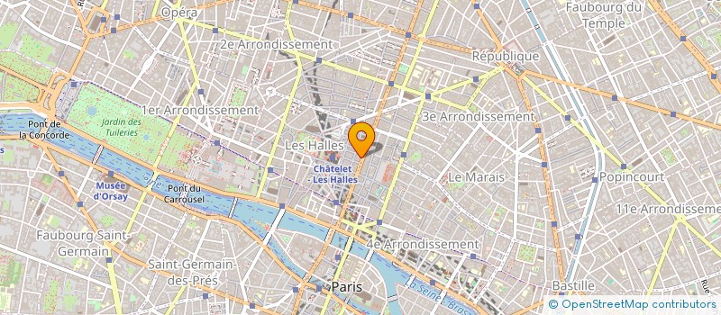 localisation de l'entreprise TRACY II  PARIS