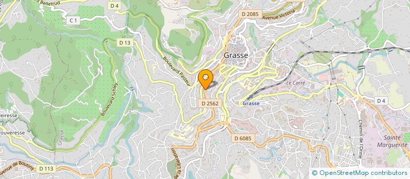 localisation de l'entreprise TRAD à GRASSE