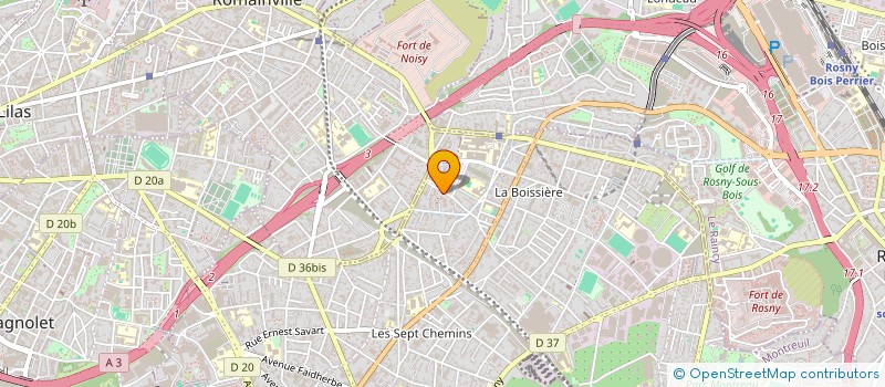 localisation de l'entreprise TRAD'AFRICA à MONTREUIL