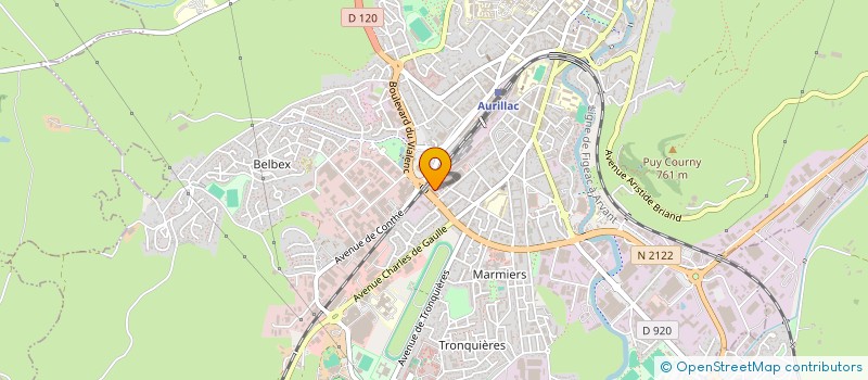 localisation de l'entreprise TRAD' BY LLINARES à AURILLAC