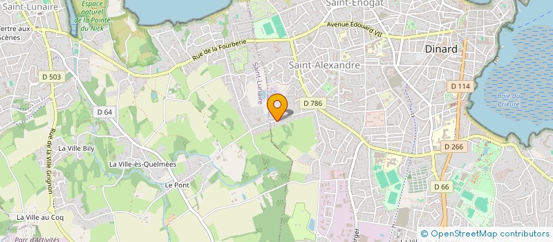 localisation de l'entreprise TRAD'EVENT  DINARD