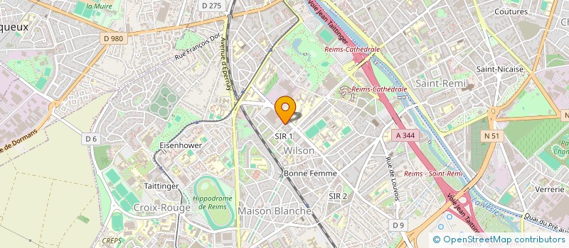 localisation de l'entreprise TRAD GLOBAL RESIDENCE  REIMS