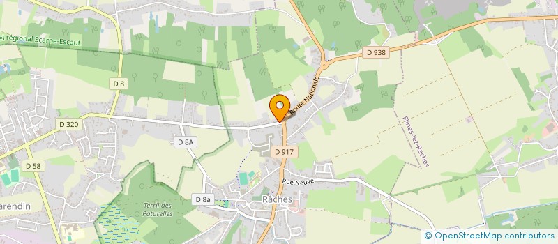 localisation de l'entreprise TRAD'N CO à DOUAI