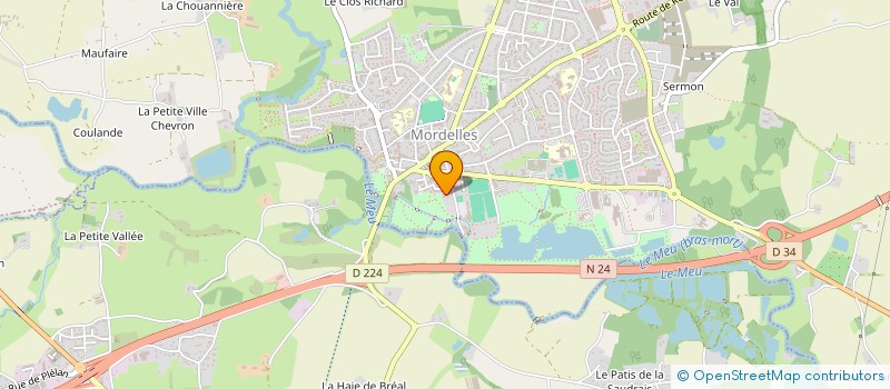 localisation de l'entreprise TRAD NL  MORDELLES