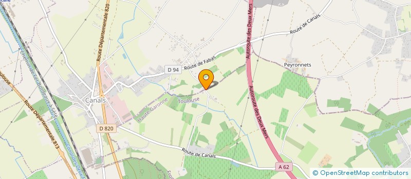 localisation de l'entreprise TRAD & NOV  CANALS