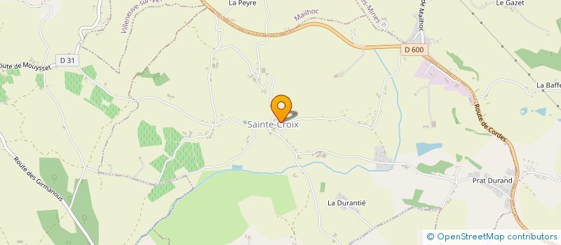 localisation de l'entreprise TRAD'OC TERSSACOIS  TERSSAC