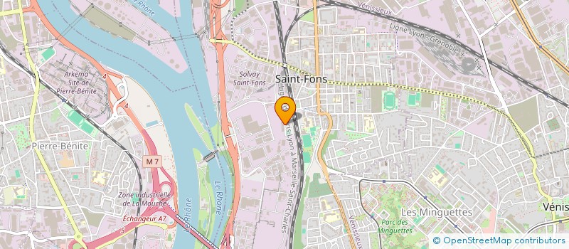 localisation de l'entreprise TRAD'UP  SAINT-FONS