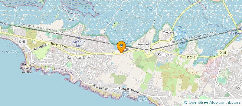 localisation de l'entreprise TRAD Y SEL à BATZ-SUR-MER
