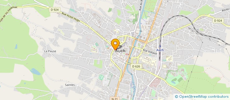 localisation de l'entreprise TRADAGRI  AUCH