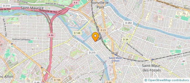 localisation de l'entreprise TRADAM à SAINT-MAUR-DES-FOSSES