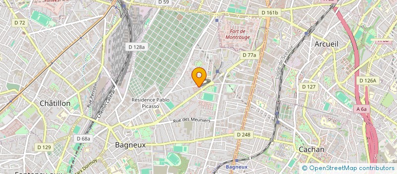localisation de l'entreprise TRADANET à BAGNEUX