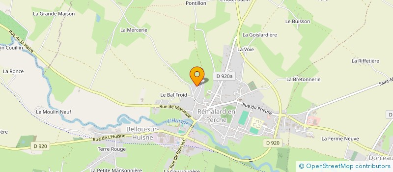 localisation de l'entreprise TRADART à COUR-MAUGIS SUR HUISNE