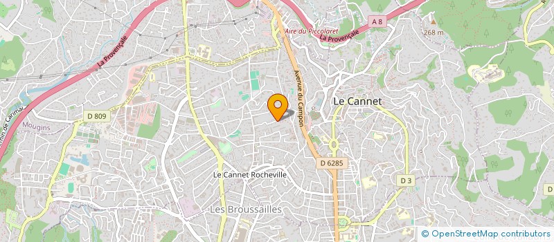 localisation de l'entreprise TRADE à LE CANNET
