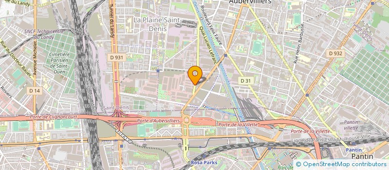 localisation de l'entreprise TRADE ACCESS  AUBERVILLIERS