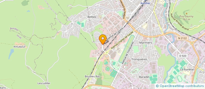 localisation de l'entreprise TRADE AND TECHNICAL PRESS à AURILLAC