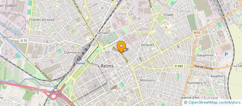 localisation de l'entreprise TRADE ASSUR.COM  REIMS