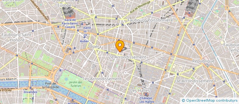 localisation de l'entreprise TRADE COM à PARIS