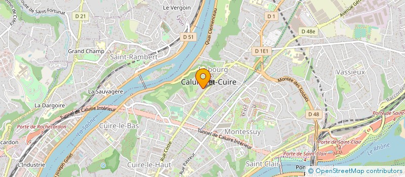 localisation de l'entreprise TRADE CONCEPT  CALUIRE-ET-CUIRE