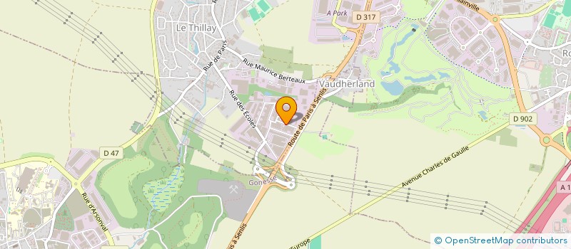 localisation de l'entreprise TRADE DISTRIBUTION à LE THILLAY