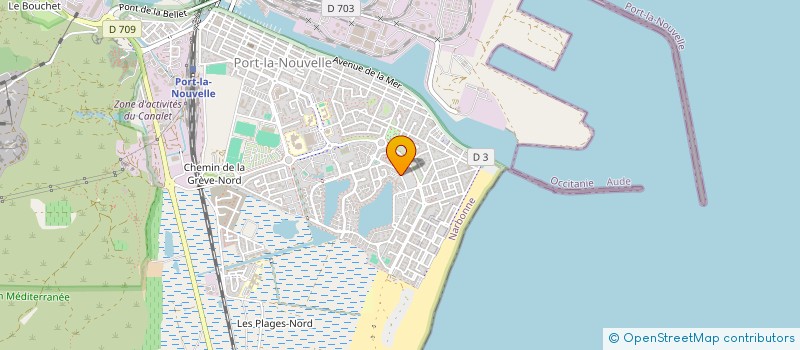 localisation de l'entreprise TRADE & DISTRIBUTION à PORT-LA-NOUVELLE