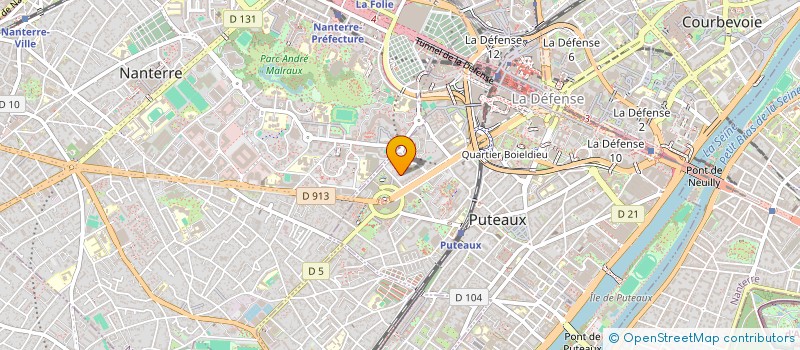 localisation de l'entreprise TRADE & FINANCIAL SERVICES  PUTEAUX