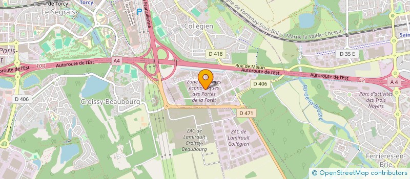 localisation de l'entreprise TRADE LOGISTIC à COLLEGIEN
