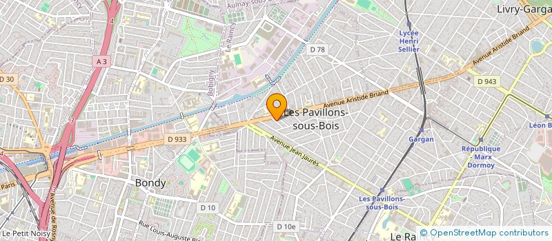 localisation de l'entreprise TRADE MAT  LES PAVILLONS-SOUS-BOIS