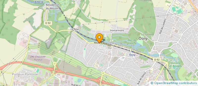 localisation de l'entreprise TRADE NOVA à OSNY