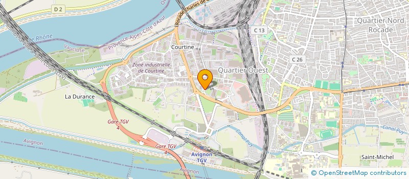 localisation de l'entreprise TRADE UNION  AVIGNON