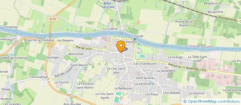 localisation de l'entreprise TRADEC  LUZILLE