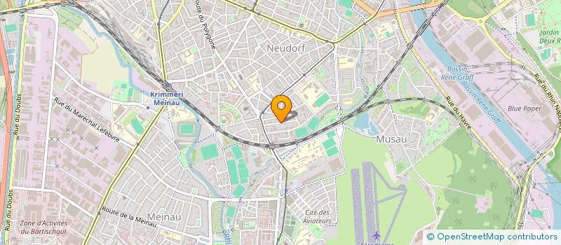localisation de l'entreprise TRADECO à STRASBOURG