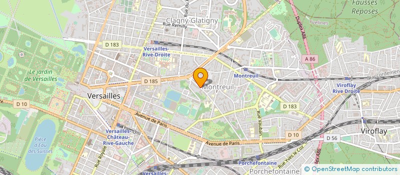 localisation de l'entreprise TRADECRAFT à VERSAILLES