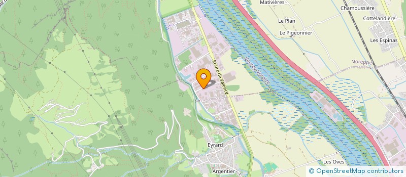 localisation de l'entreprise TRADEMETAL  VEUREY-VOROIZE