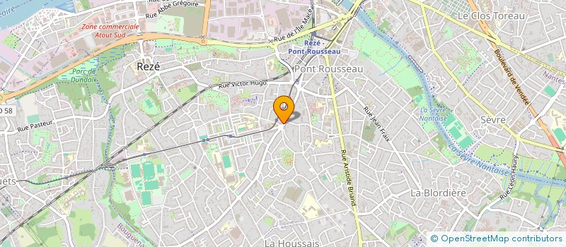 localisation de l'entreprise TRADEOZ à REZE