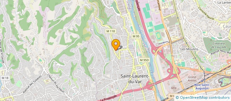 localisation de l'entreprise TRADER 360  SAINT-LAURENT-DU-VAR