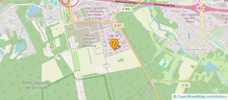 localisation de l'entreprise TRADER D IMAGES  CROISSY-BEAUBOURG