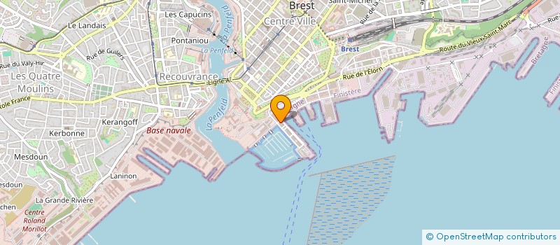 localisation de l'entreprise TRADER MARINE SERVICES à BREST