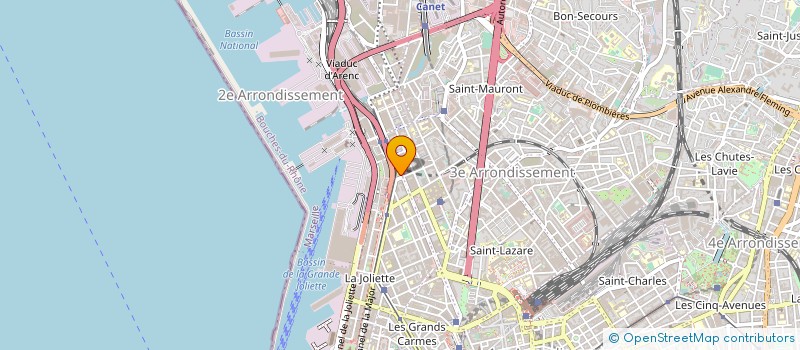 localisation de l'entreprise TRADER MEDITERRANEEN à MARSEILLE