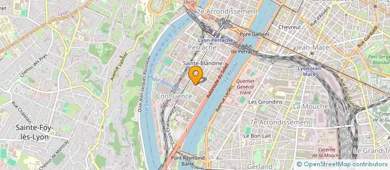 localisation de l'entreprise TRADESCA à LYON
