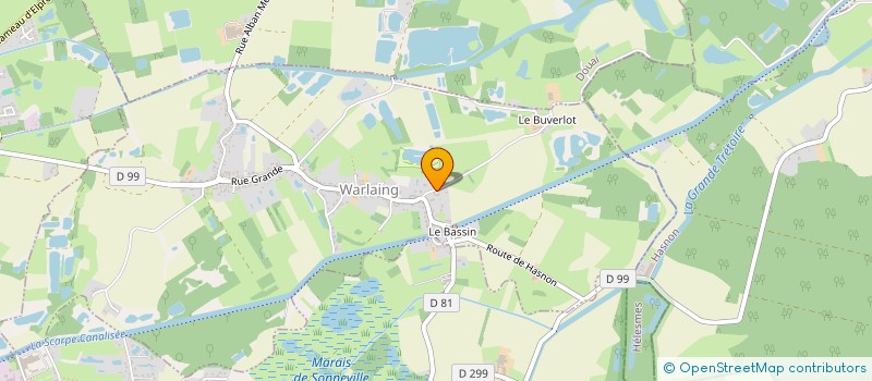 localisation de l'entreprise TRADESTEPS  WARLAING