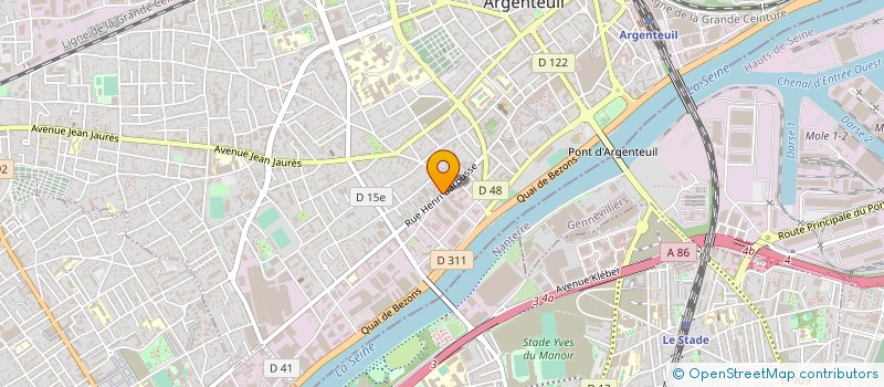 localisation de l'entreprise TRADEWIND  ARGENTEUIL