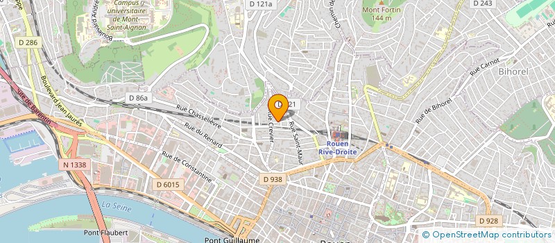 localisation de l'entreprise TRADEX à ROUEN